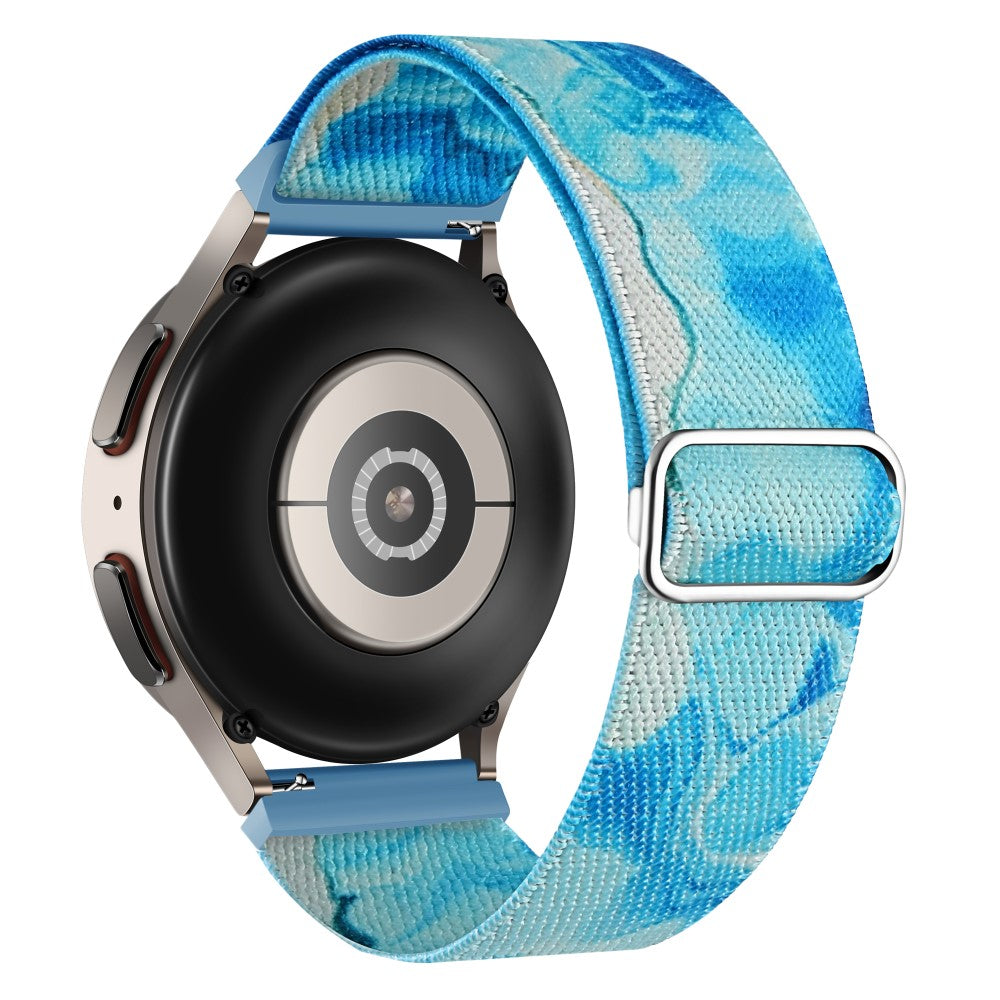 Ocean Blue Patterned Nylon Watch Band for Coros Pace 2 / Apex 42mm - 20mm#serie_1
