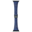 Canvas Denim Magnetic Buckle Watch Strap for Apple Watch Series 1-5 - Blue Denim Color