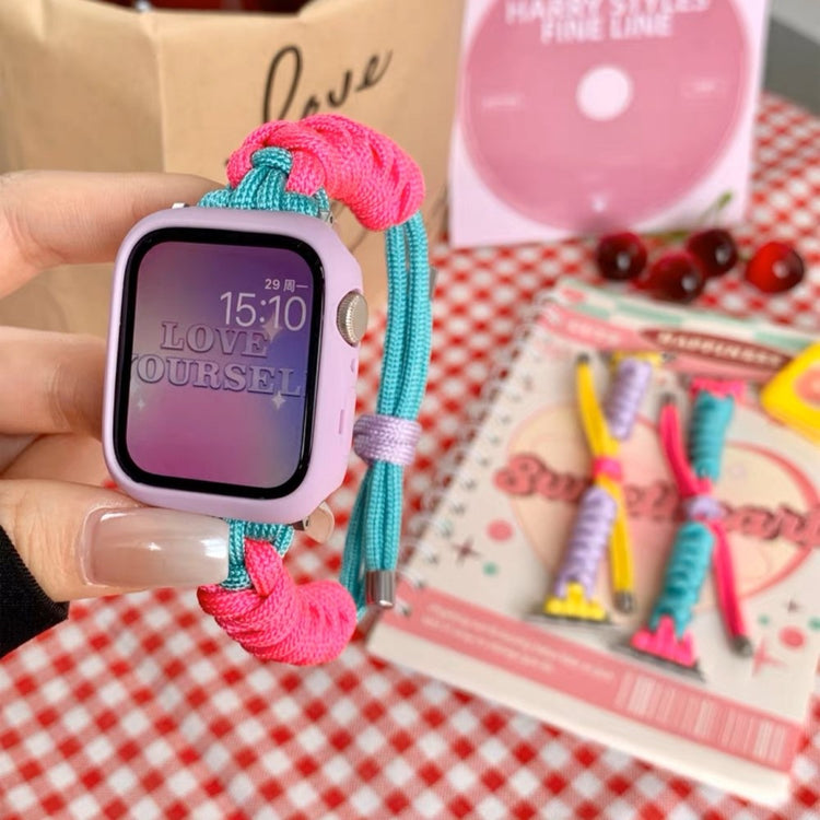 Super Pænt Metal Og Nylon Universal Rem passer til Apple Smartwatch - Flerfarvet#serie_2