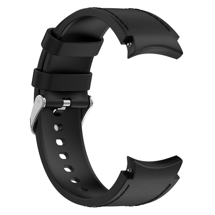 Smuk Metal Og Silikone Universal Rem passer til Samsung Smartwatch - Sort#serie_1