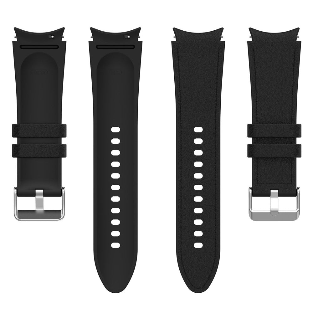 Smuk Metal Og Silikone Universal Rem passer til Samsung Smartwatch - Gul#serie_6