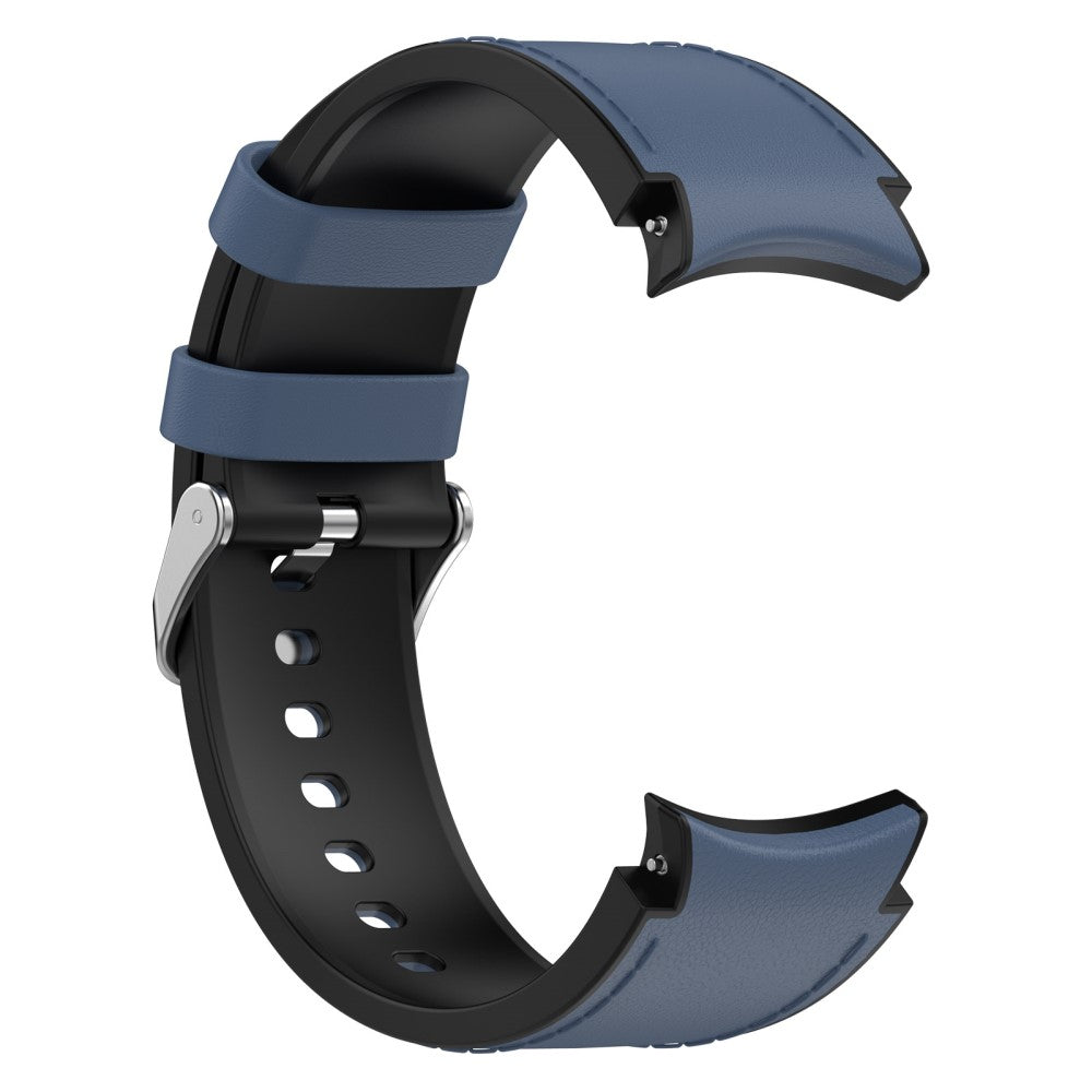 Smuk Metal Og Silikone Universal Rem passer til Samsung Smartwatch - Blå#serie_8