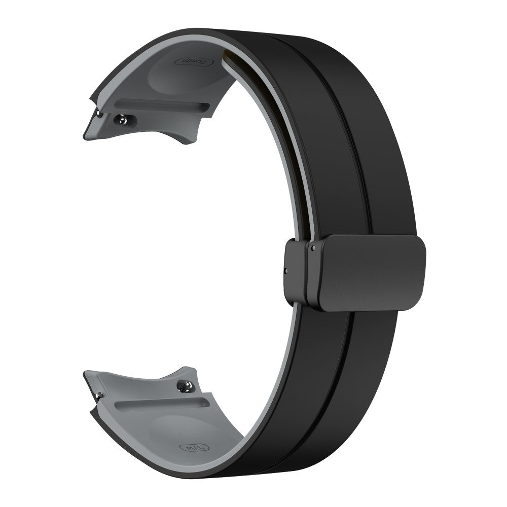 Skøn Metal Og Silikone Universal Rem passer til Samsung Smartwatch - Sort#serie_5