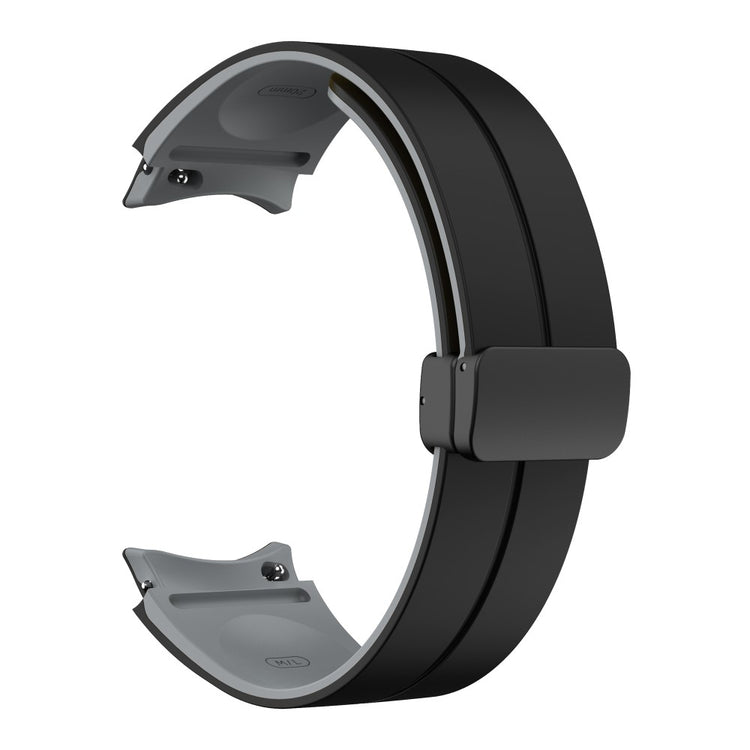 Skøn Metal Og Silikone Universal Rem passer til Samsung Smartwatch - Sort#serie_5