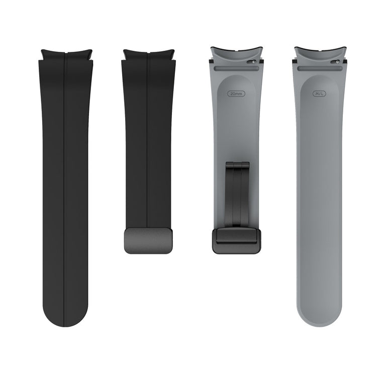 Skøn Metal Og Silikone Universal Rem passer til Samsung Smartwatch - Sort#serie_5