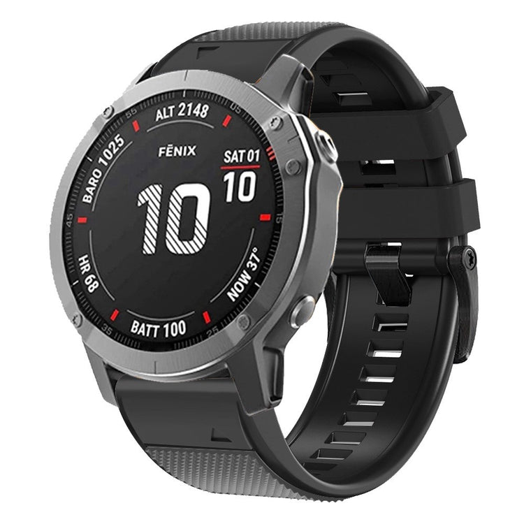 Meget Cool Metal Og Silikone Universal Rem passer til Smartwatch - Sølv#serie_2