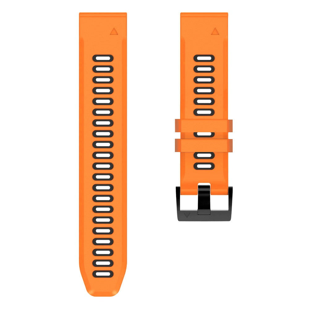 Meget Fantastisk Metal Og Silikone Universal Rem passer til Smartwatch - Orange#serie_1