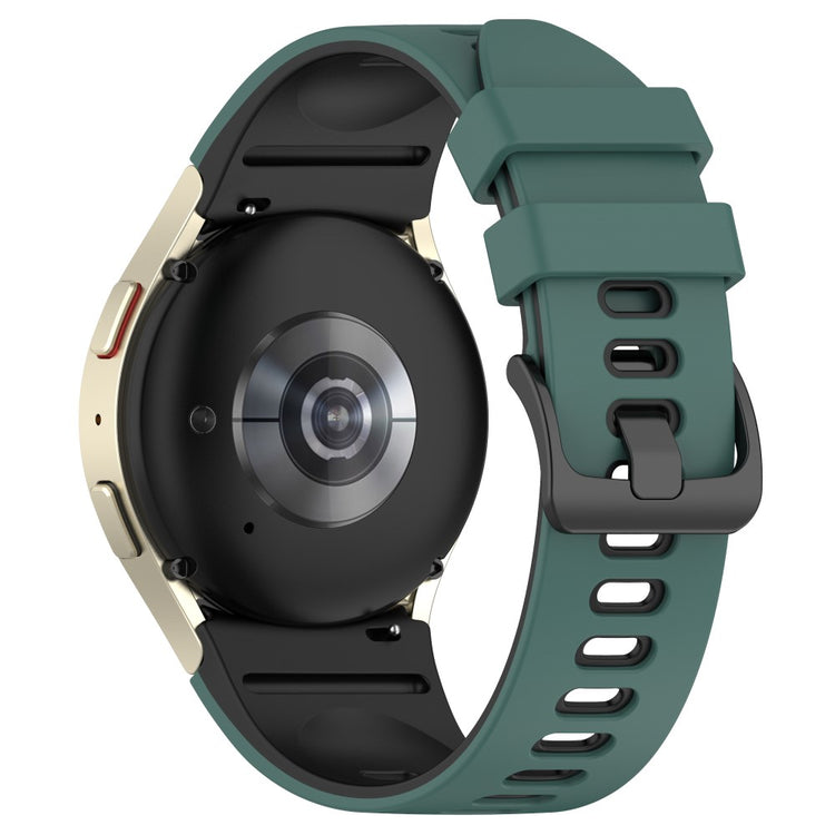 Dual-Color Silicone Watch Band for Samsung Galaxy Watch#serie_4