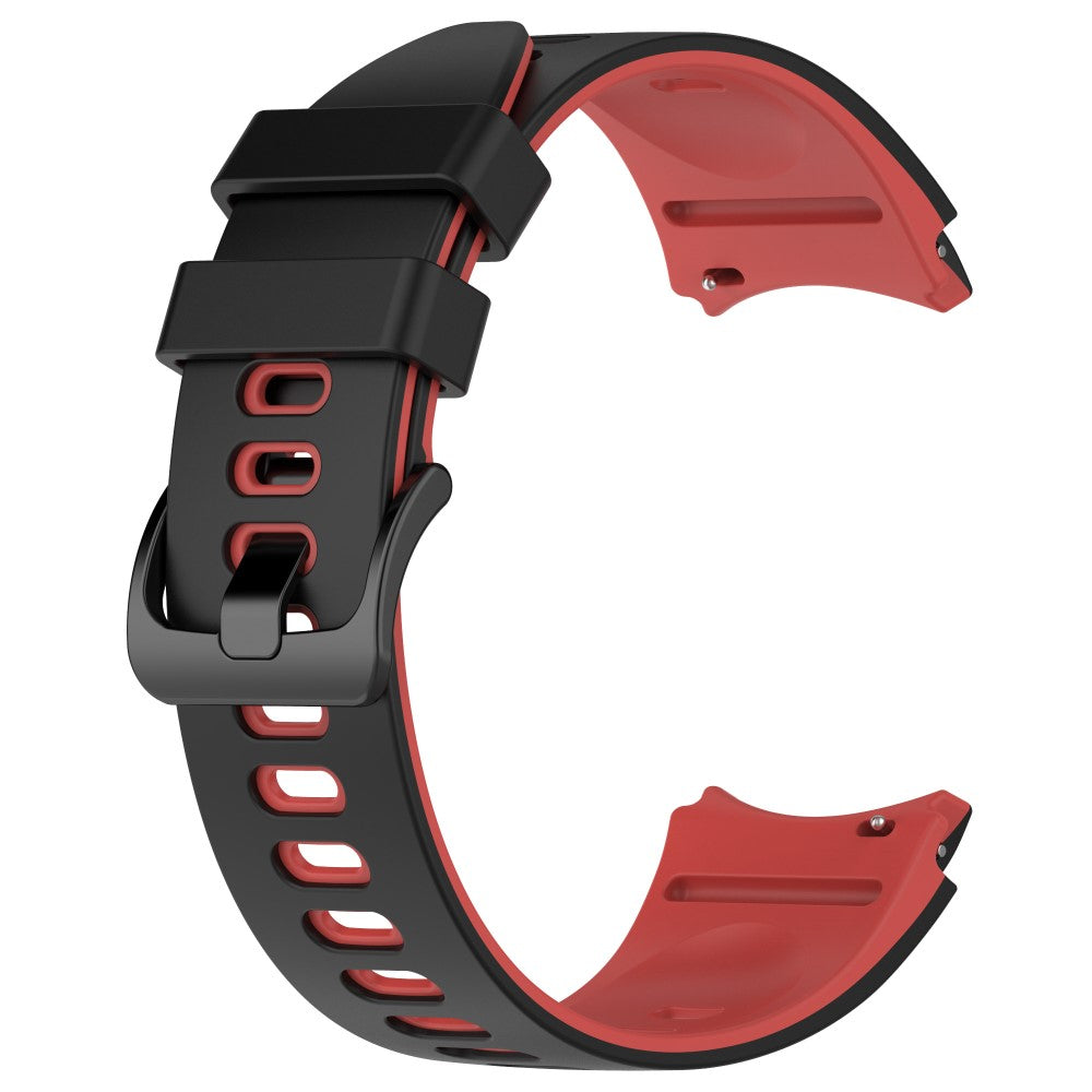 Klassisk Metal Og Silikone Universal Rem passer til Samsung Smartwatch - Rød#serie_7