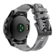 Camouflage Grey Silicone Watch Band for Garmin Fenix 7X/6X Quick Release Strap