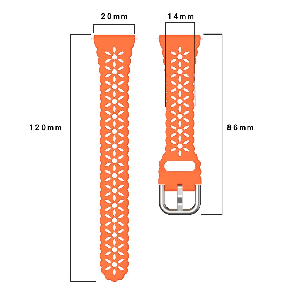 Samsung Galaxy Watch Universal Silicone Strap 20mm Watch Band - Red#serie_5