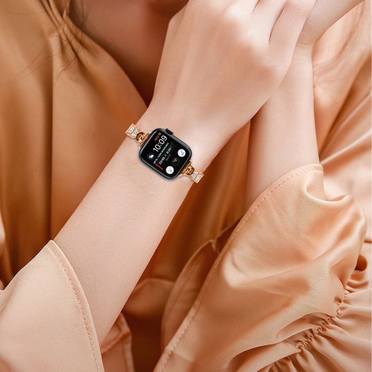 Apple Watch Universal 49mm/45mm/44mm/42mm Metal Band Watch Strap - Rose Gold#serie_2