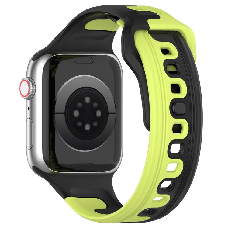 Smuk Silikone Universal Rem passer til Apple Smartwatch - Grøn#serie_2