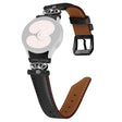 Black Buckle Watch Band Samsung Galaxy Watch Universal 20mm Crown-shape Connector Rhinestone Strap