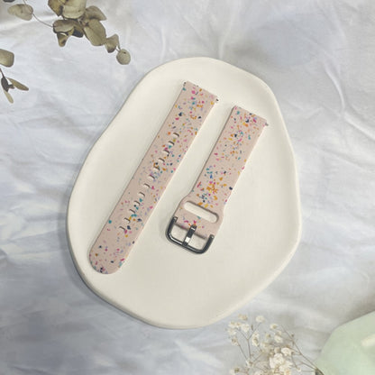 Meget Kønt Silikone Universal Rem passer til Smartwatch - Pink#serie_2