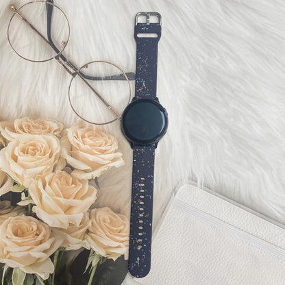 Meget Kønt Silikone Universal Rem passer til Smartwatch - Blå#serie_4