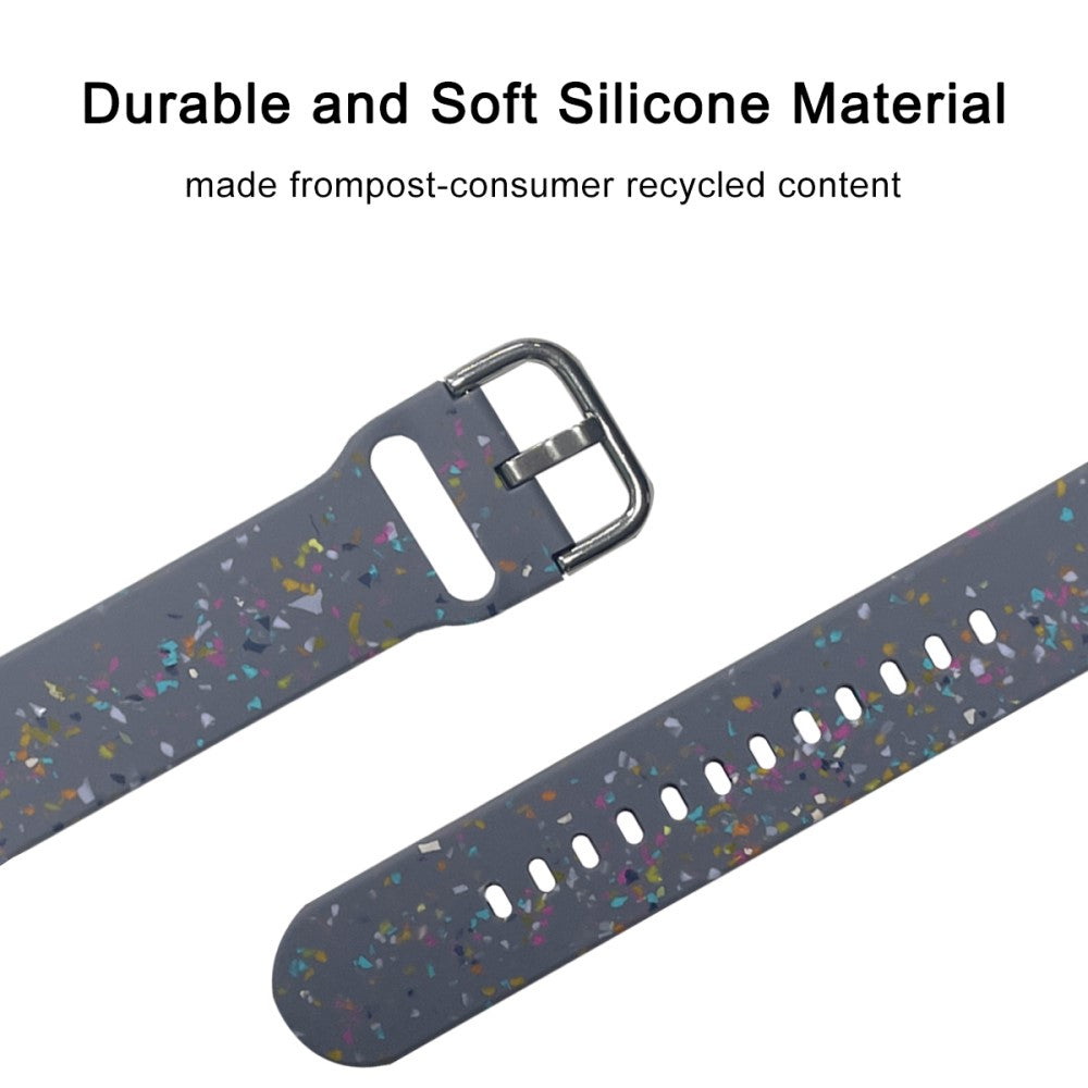 Helt Vildt Pænt Silikone Universal Rem passer til Smartwatch - Blå#serie_1