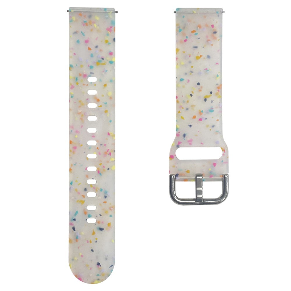 Samsung Galaxy Watch3 41mm / Huawei Watch GT 2 42mm Replacement Band 20mm Silicone Pattern Watch Strap - Transparent#serie_5