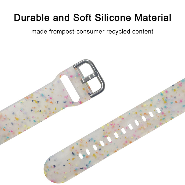 Helt Vildt Pænt Silikone Universal Rem passer til Smartwatch - Gennemsigtig#serie_5