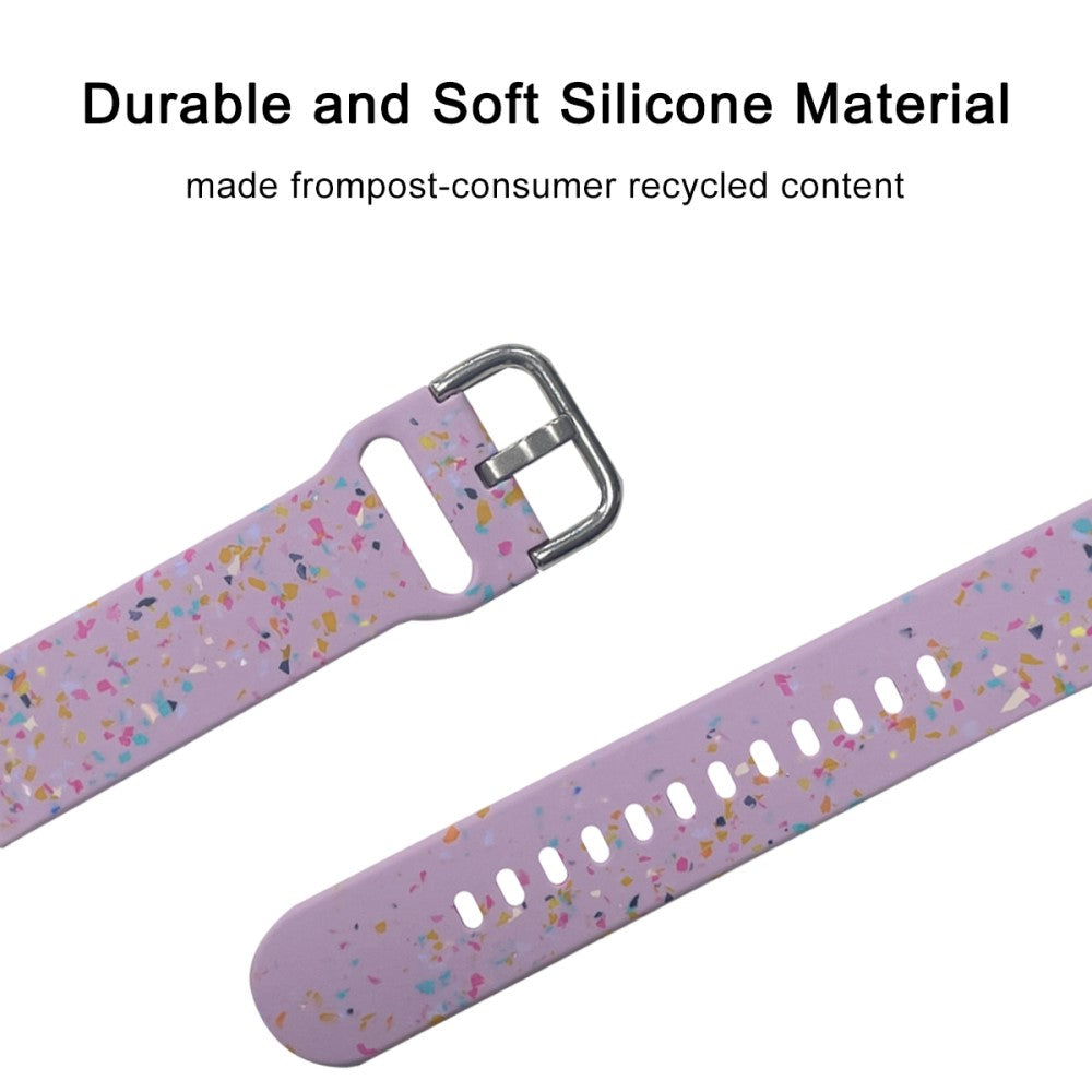 Helt Vildt Pænt Silikone Universal Rem passer til Smartwatch - Lilla#serie_7