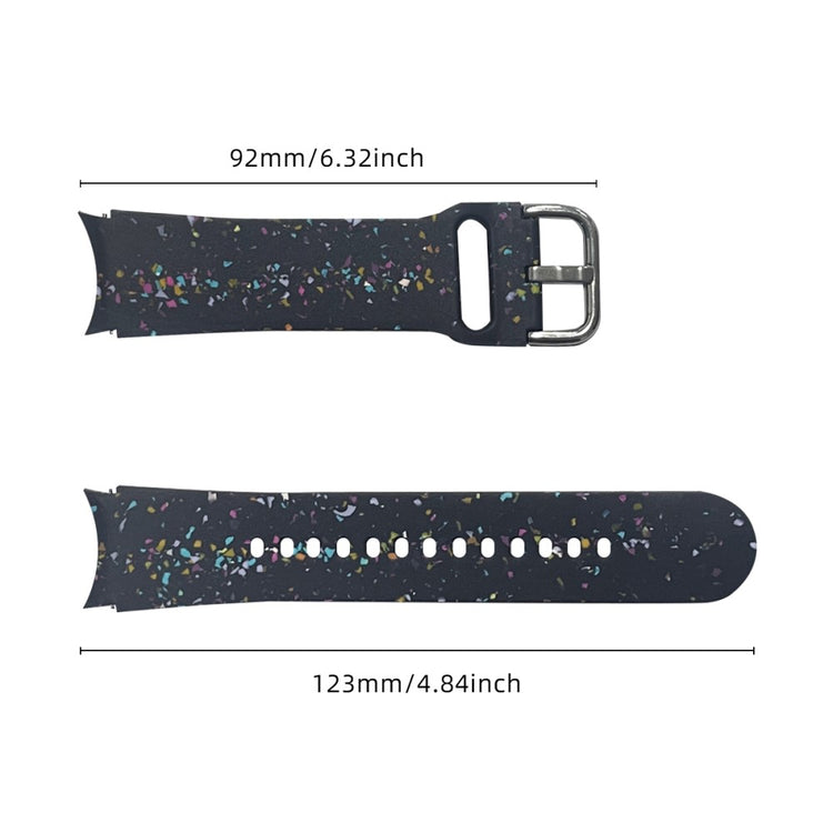 Samsung Galaxy Watch6 / Watch6 Classic Band Soft Silicone Pattern Wristbands - Dark Blue#serie_1