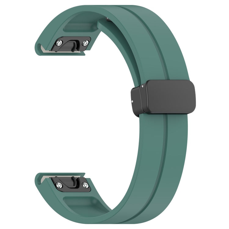 Holdbart Silikone Universal Rem passer til Smartwatch - Grøn#serie_5