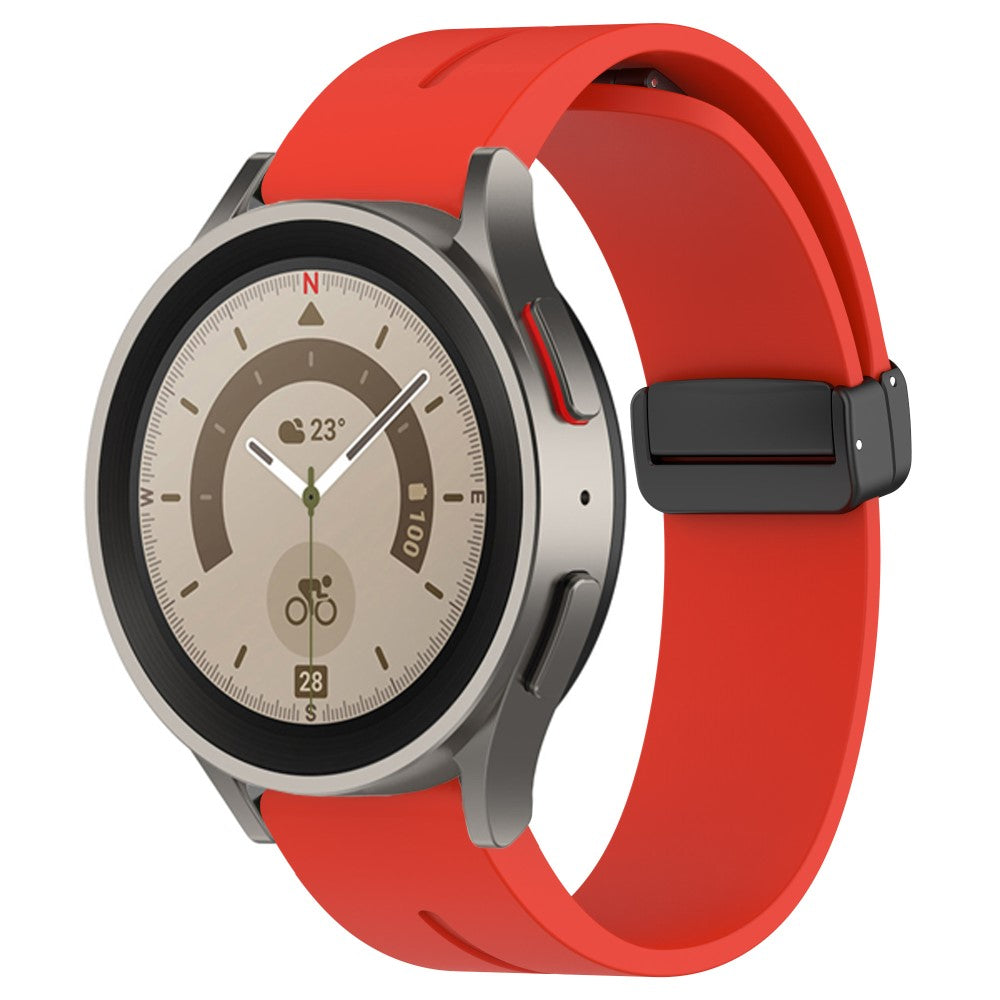 Holdbart Silikone Universal Rem passer til Smartwatch - Rød#serie_7
