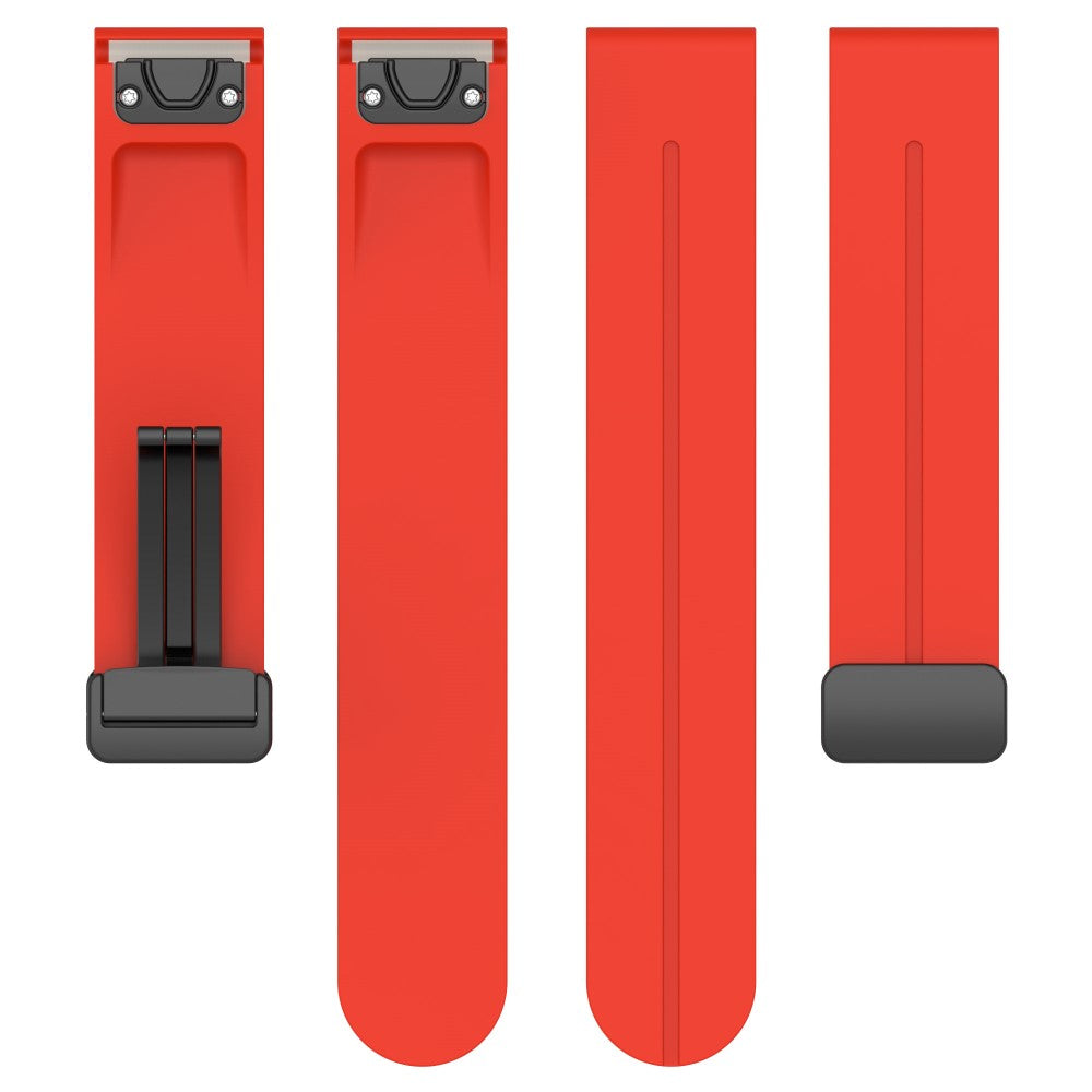 Holdbart Silikone Universal Rem passer til Smartwatch - Rød#serie_7