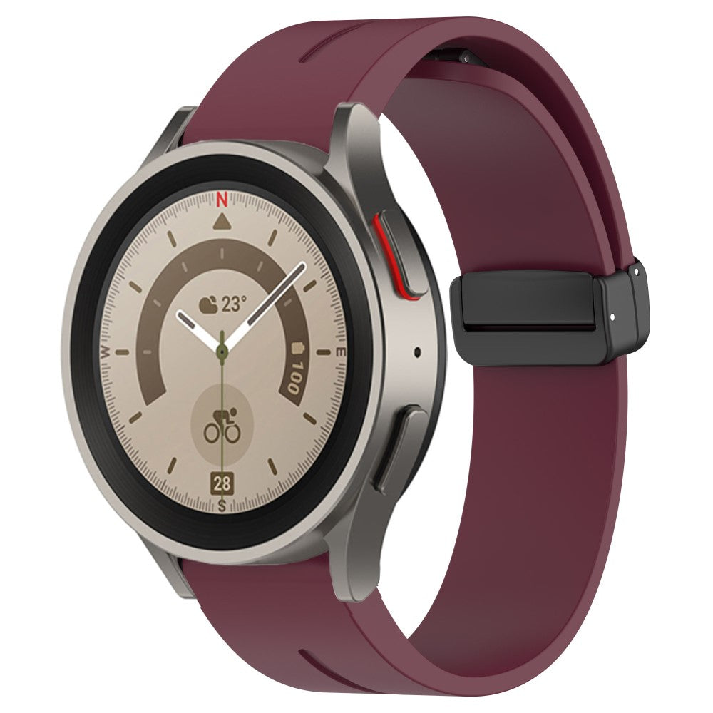 Holdbart Silikone Universal Rem passer til Smartwatch - Rød#serie_8