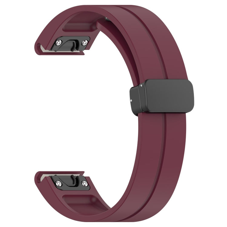 Holdbart Silikone Universal Rem passer til Smartwatch - Rød#serie_8