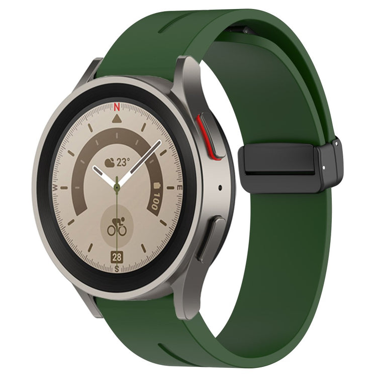 Holdbart Silikone Universal Rem passer til Smartwatch - Grøn#serie_9