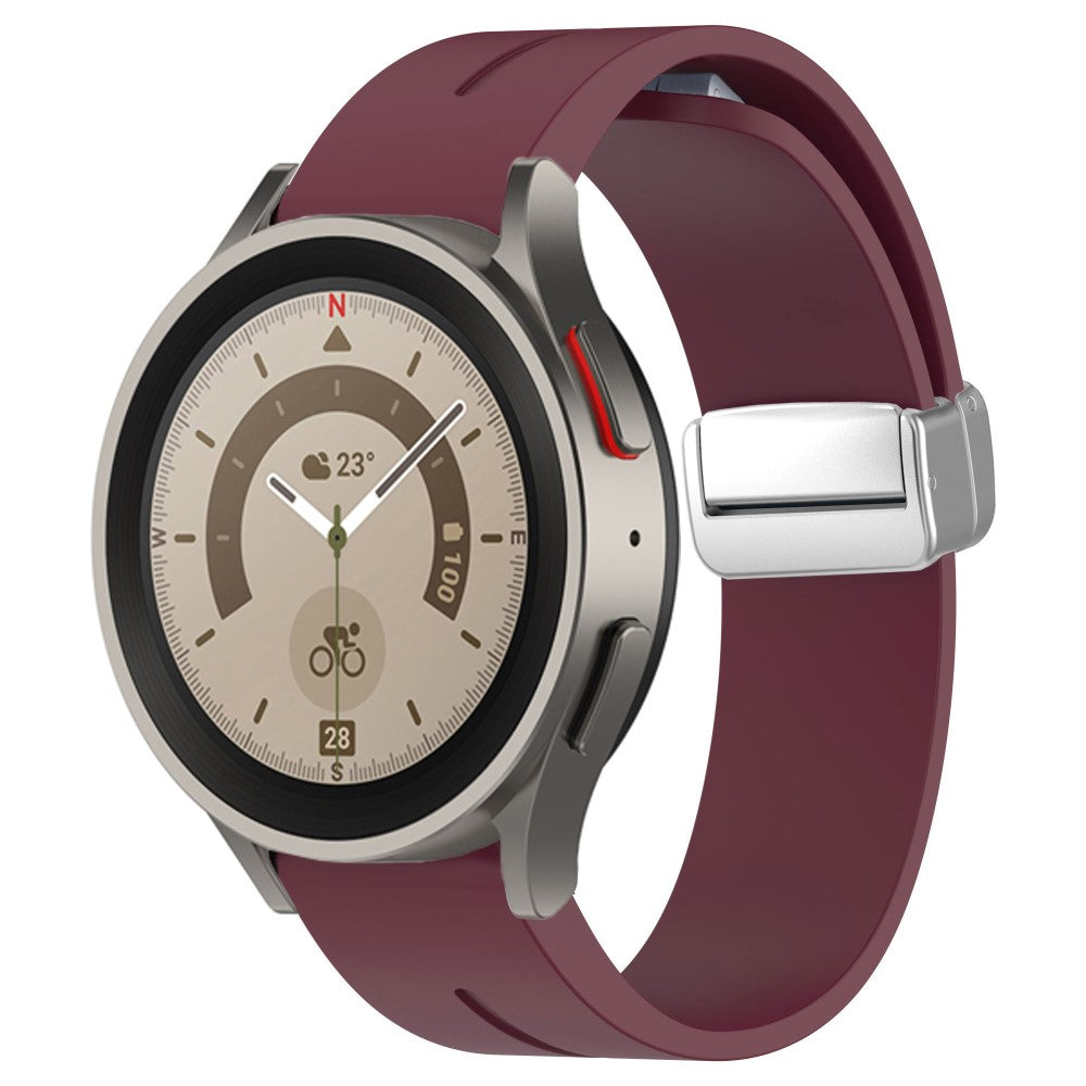 Rigtigt Fantastisk Silikone Universal Rem passer til Smartwatch - Rød#serie_8
