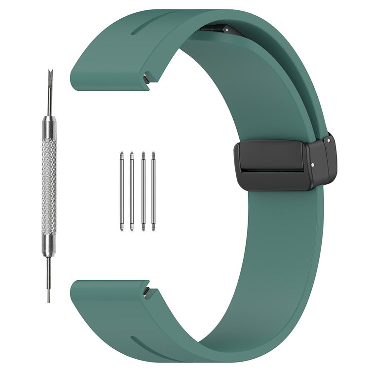 Mega Fed Silikone Universal Rem passer til Smartwatch - Grøn#serie_5