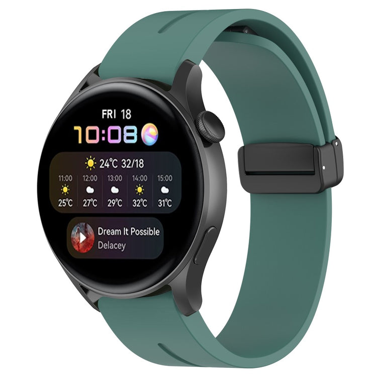 Mega Fed Silikone Universal Rem passer til Smartwatch - Grøn#serie_5