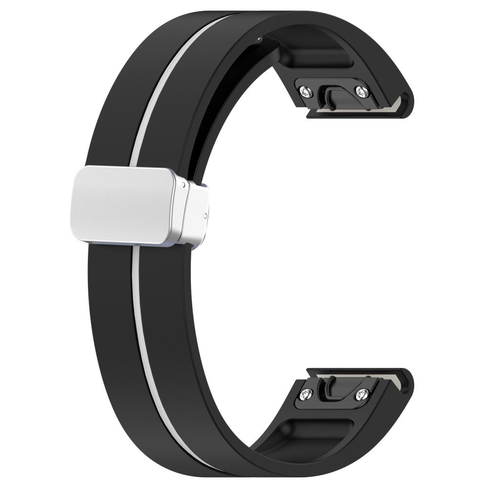 Udsøgt Silikone Universal Rem passer til Smartwatch - Sort#serie_1