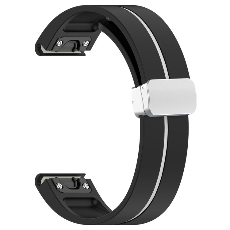 Udsøgt Silikone Universal Rem passer til Smartwatch - Sort#serie_1