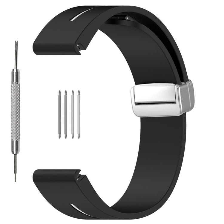 Udsøgt Silikone Universal Rem passer til Smartwatch - Sort#serie_1