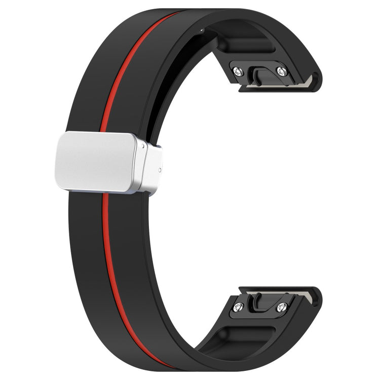 Udsøgt Silikone Universal Rem passer til Smartwatch - Sort#serie_2