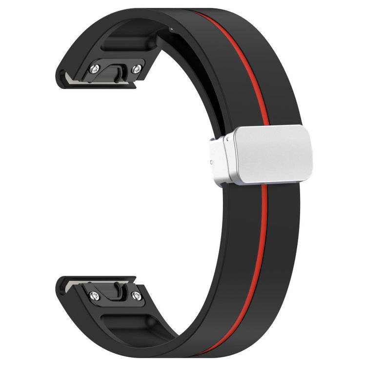 Udsøgt Silikone Universal Rem passer til Smartwatch - Sort#serie_2