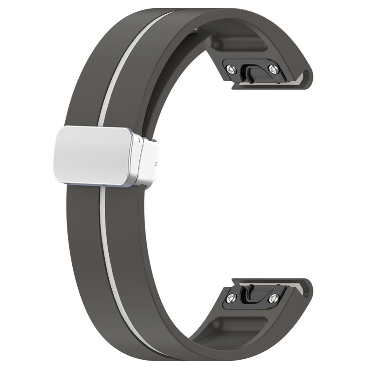 Udsøgt Silikone Universal Rem passer til Smartwatch - Sølv#serie_4