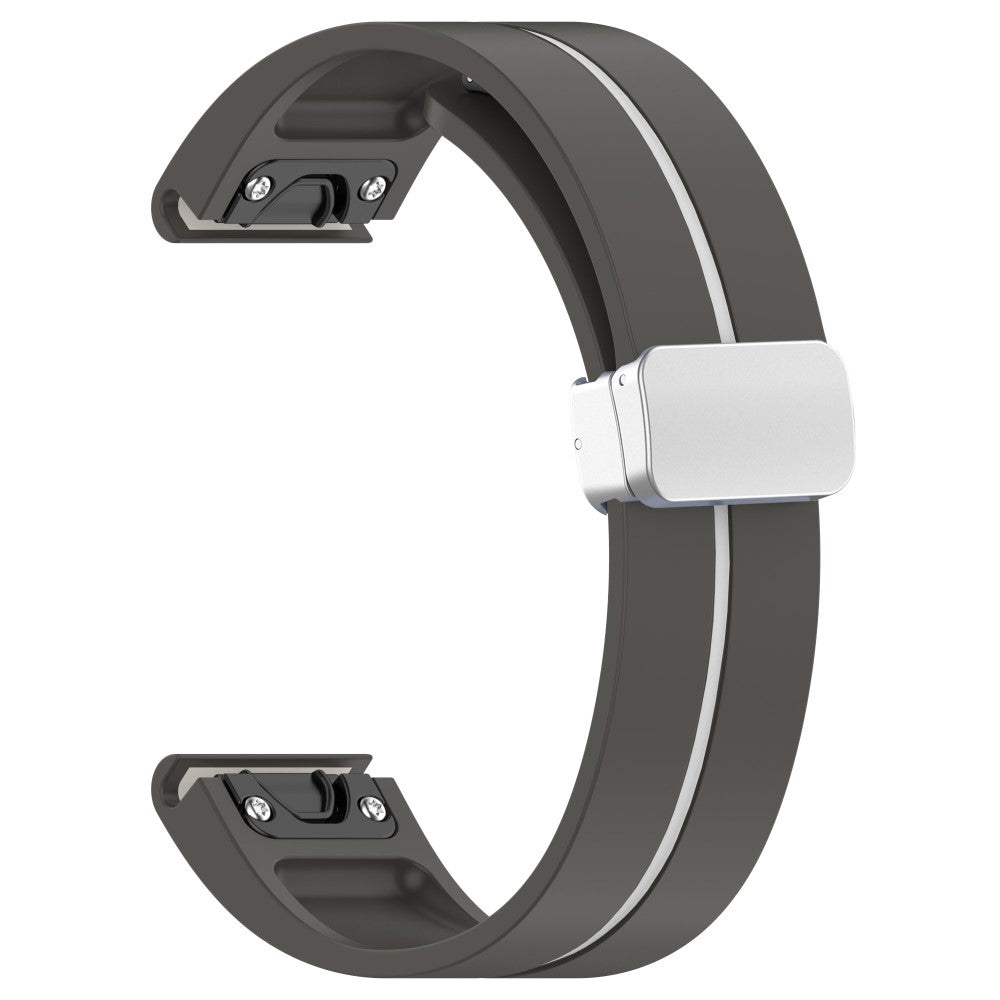 Udsøgt Silikone Universal Rem passer til Smartwatch - Sølv#serie_4