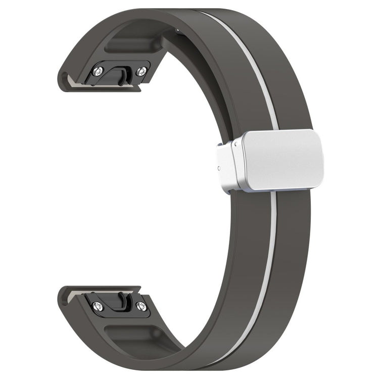 Udsøgt Silikone Universal Rem passer til Smartwatch - Sølv#serie_4