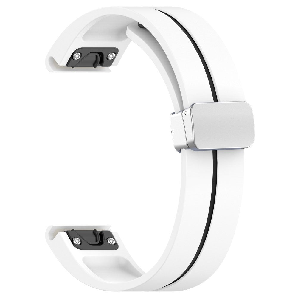 Udsøgt Silikone Universal Rem passer til Smartwatch - Hvid#serie_5