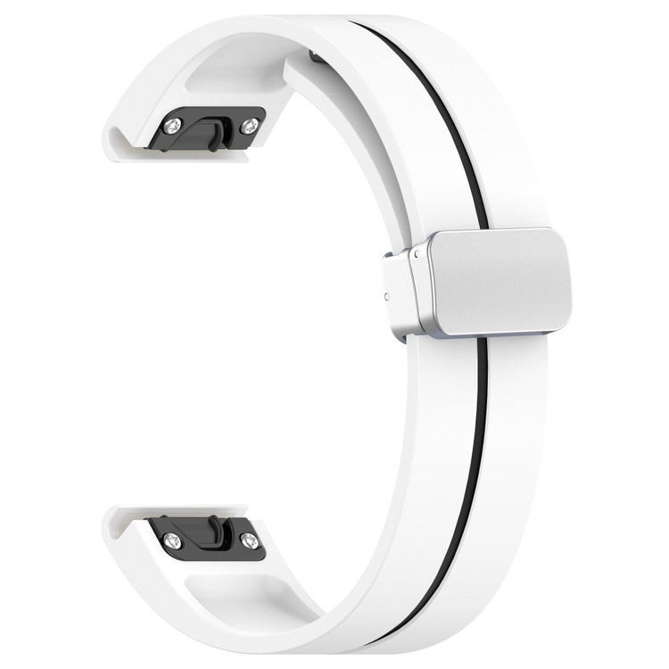 Udsøgt Silikone Universal Rem passer til Smartwatch - Hvid#serie_5