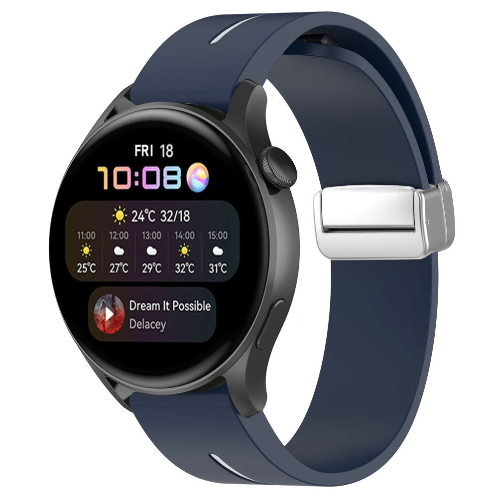 Udsøgt Silikone Universal Rem passer til Smartwatch - Blå#serie_8