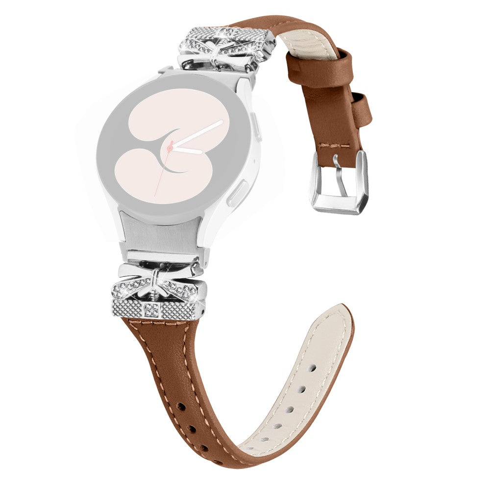 Mega Cool Kunstlæder Universal Rem passer til Samsung Smartwatch - Brun#serie_2