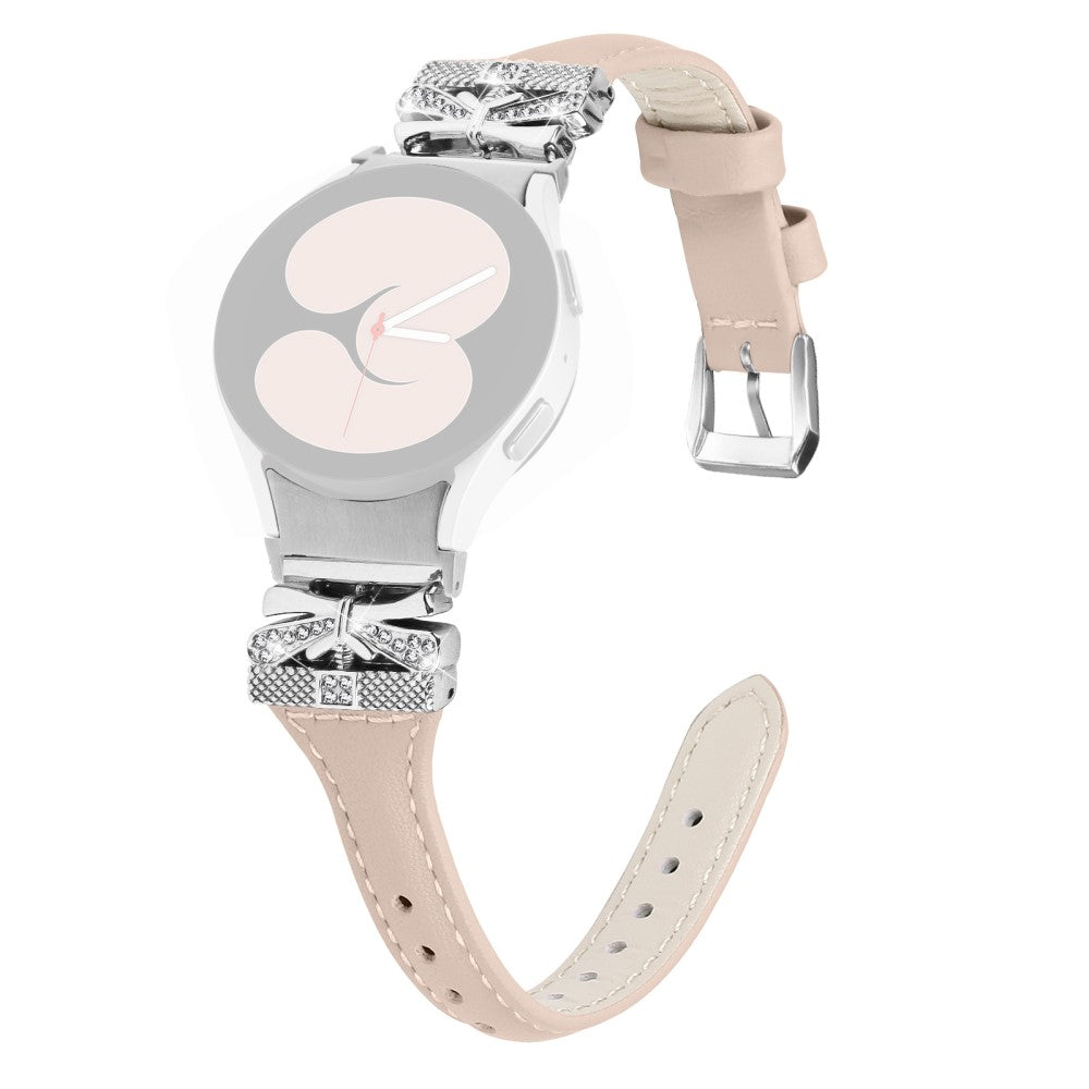 Mega Cool Kunstlæder Universal Rem passer til Samsung Smartwatch - Hvid#serie_3