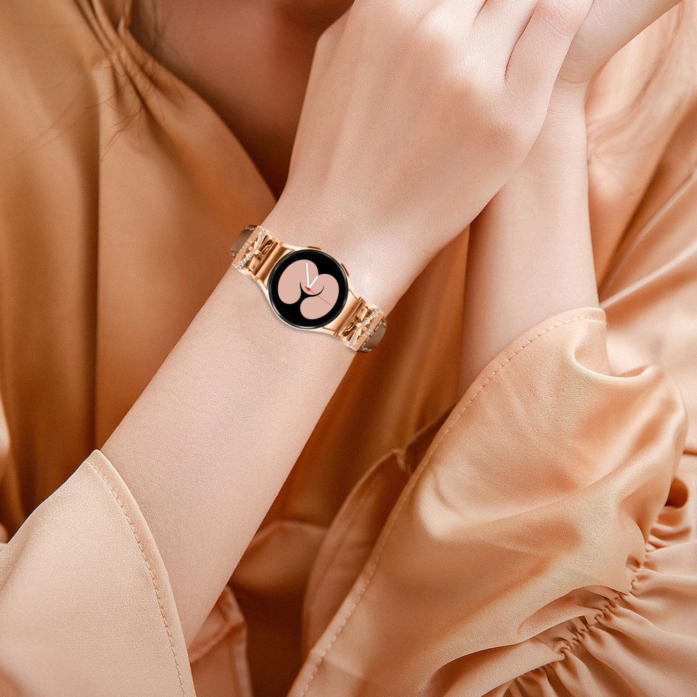Yndigt Kunstlæder Universal Rem passer til Samsung Smartwatch - Brun#serie_2