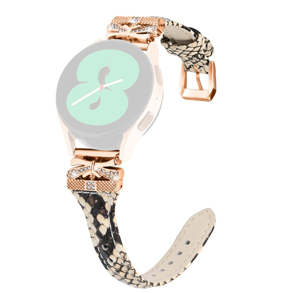 Meget Elegant Kunstlæder Universal Rem passer til Samsung Smartwatch - Brun#serie_4