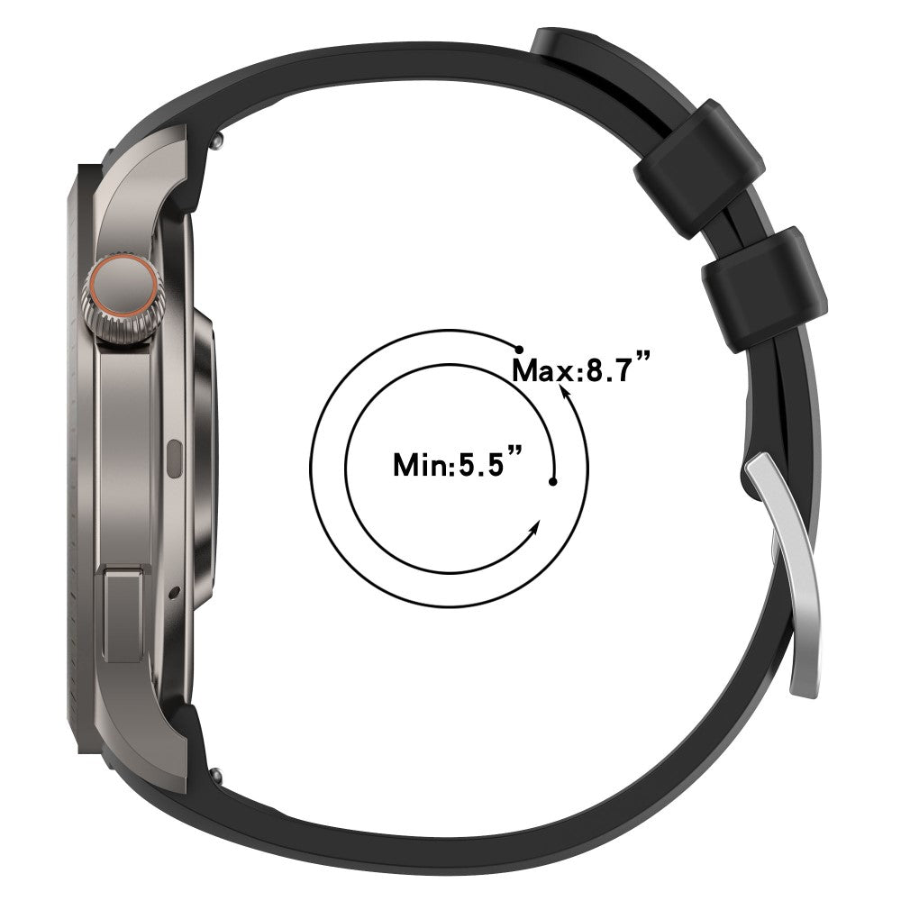 Huami Amazfit Balance (A2286) Watch Band Silicone Replacement Wrist Straps - White#serie_8